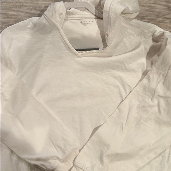 Athleta Sundown Alliance Hoodie Women’s White Pullover Size M - Picture 6 of 7